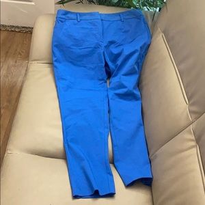 Blue Worthington ankle pants, perfect for work!